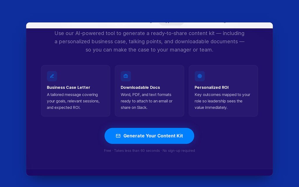 The approval content kit