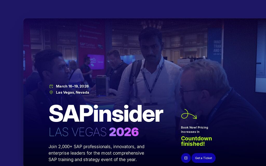 SAPinsider Las Vegas 2026